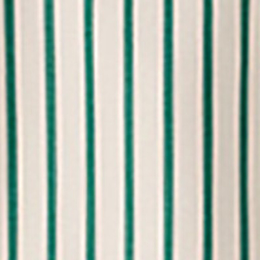 Ecru/Fir Tree Thin Vertical Stripe