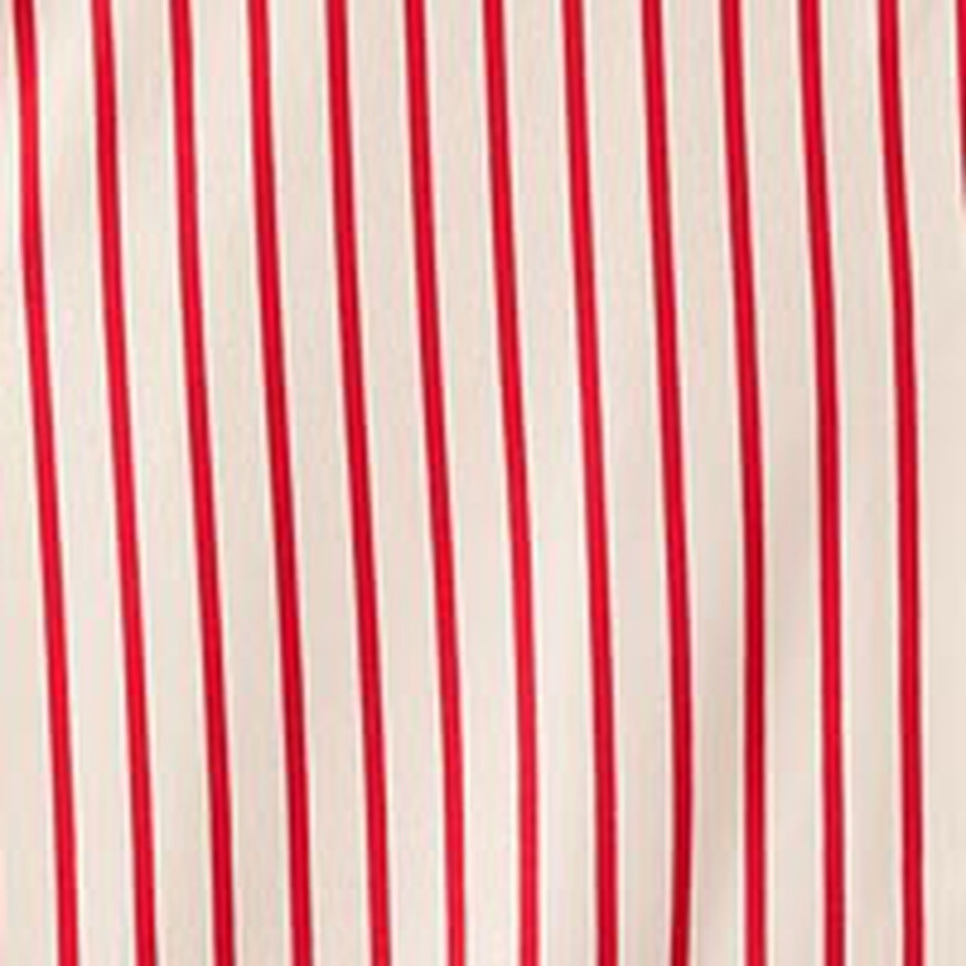 Ecru/Ribbon Red Thin Vertical
