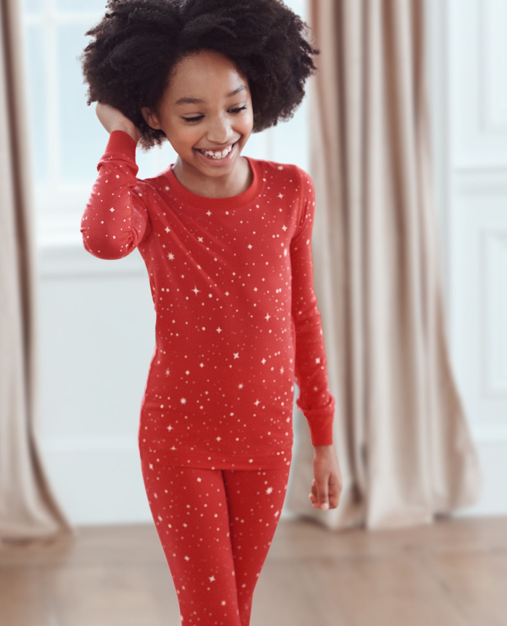 Kids red long johns clearance